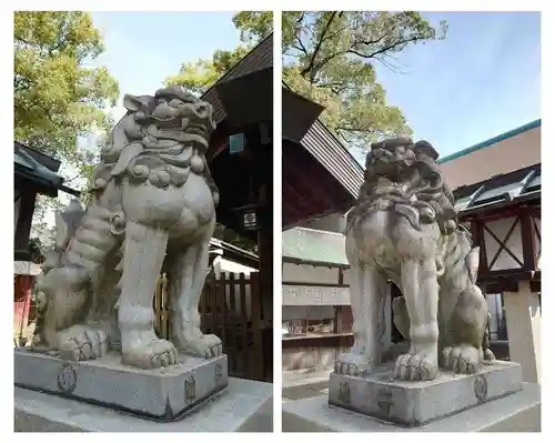 那古野神社の狛犬