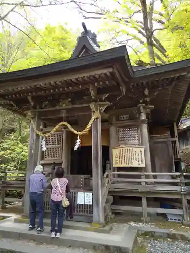 戸隠神社九頭龍社の本殿