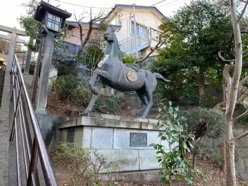 新羽杉山神社の狛犬