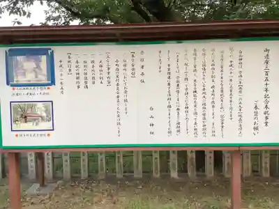 白山神社(二子町)の歴史