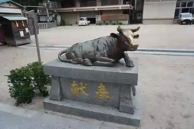櫛田神社の狛犬