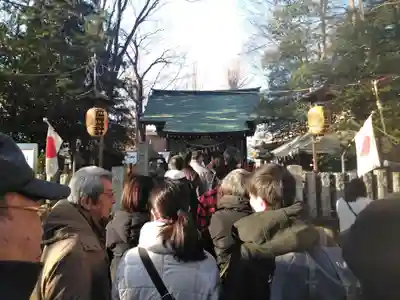 新田稲荷神社の初詣
