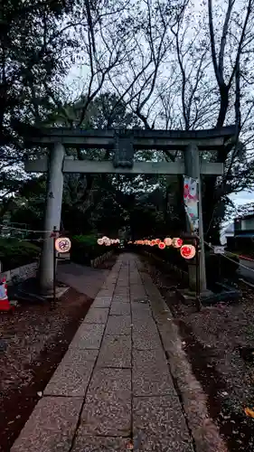 前原御嶽神社の鳥居