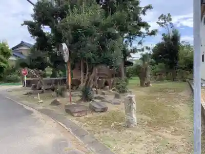 津島神社・秋葉山、観音堂（朝日組）の周辺