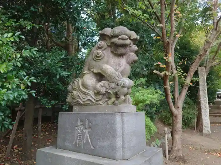 高來神社の狛犬
