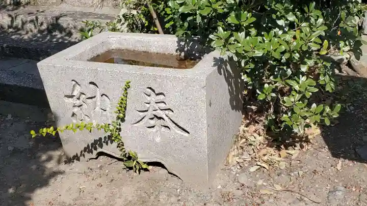 城井神社の手水舎