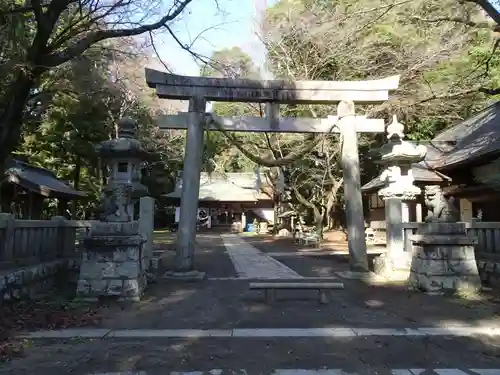 中村八幡宮の鳥居