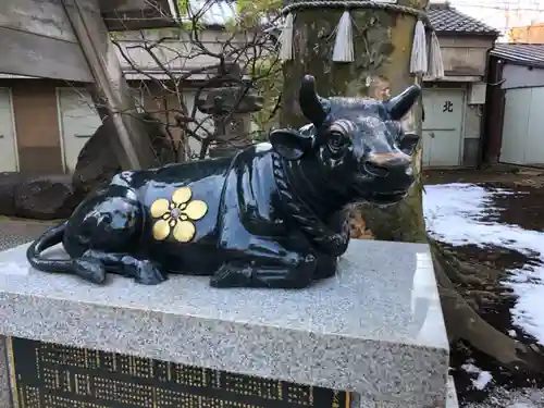 新井天神北野神社の像