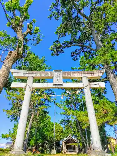 八幡社（東保八幡社）の鳥居