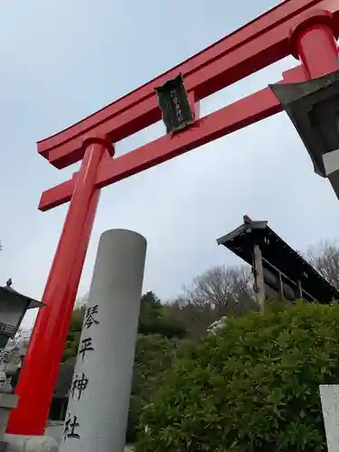 武州柿生琴平神社の鳥居