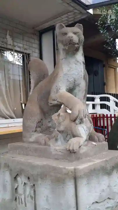 皆中稲荷神社の狛犬