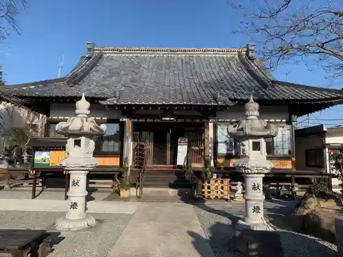 山梨県　昭和町　正覚寺の本殿・本堂