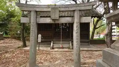 鳥飼八幡宮の鳥居