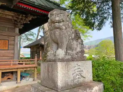 甲波宿祢神社の狛犬