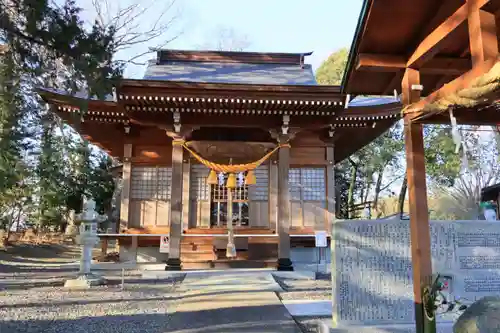 阿久津「田村神社」（郡山市阿久津町）旧社名：伊豆箱根三嶋三社の本殿・本堂