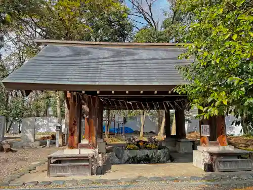 滋賀県護国神社の手水舎
