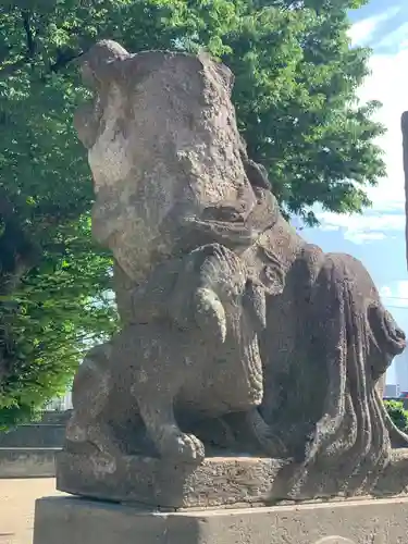 二子神社の狛犬