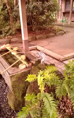 廣幡八幡宮の手水舎