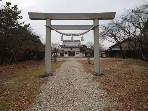 秋葉社の鳥居