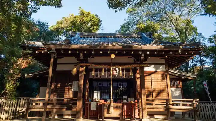 安居神社の本殿・本堂