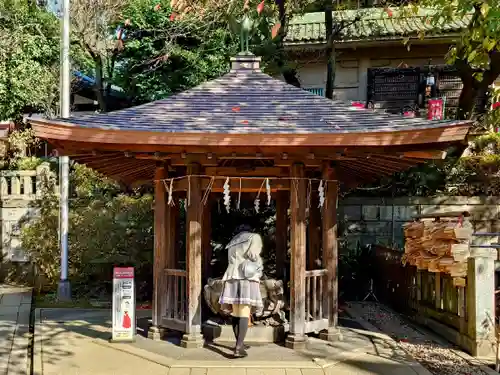 五條天神社の手水舎