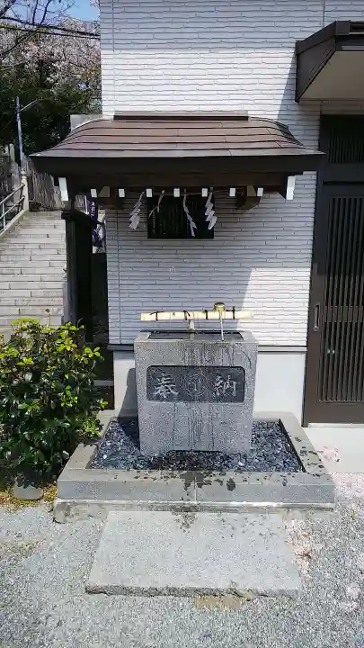 中村八幡宮の手水舎