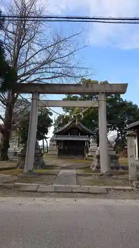 神明社（長野）の鳥居