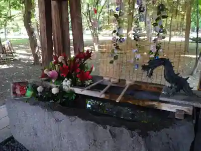 彌彦神社　(伊夜日子神社)の手水舎