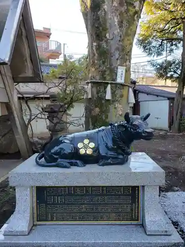 新井天神北野神社の狛犬