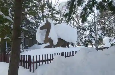 栗沢神社の狛犬