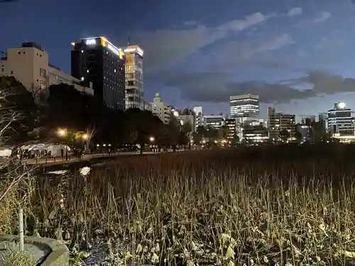 寛永寺不忍池弁天堂の景色