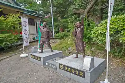 元城町東照宮の像