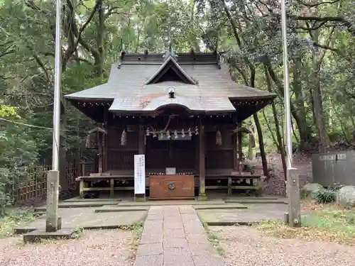 久米水天宮の本殿