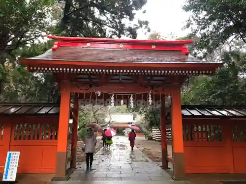 息栖神社の山門