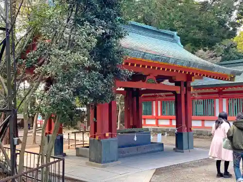 武蔵一宮氷川神社の手水舎