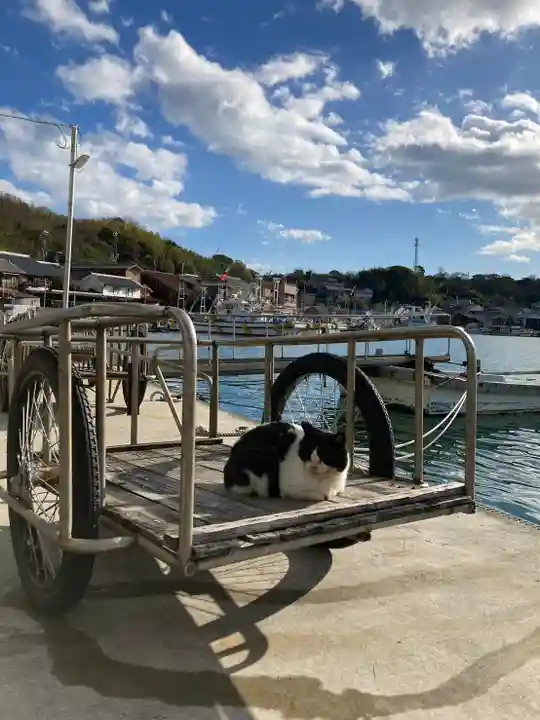 金刀比羅社の動物