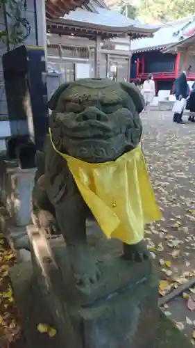 下総国三山　二宮神社の狛犬