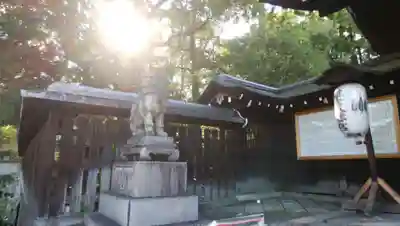 離宮八幡宮の狛犬