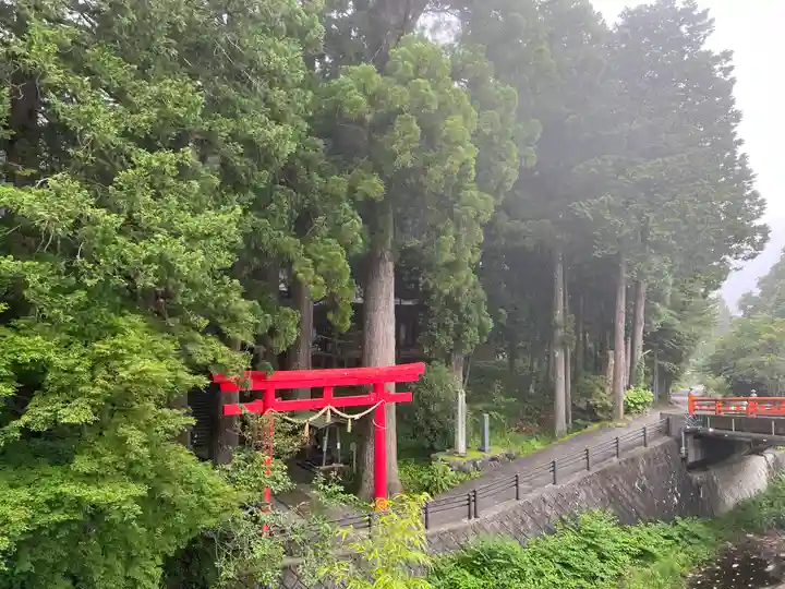 須山浅間神社の鳥居