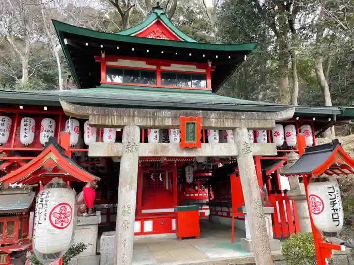 諏訪神社・諏訪山稲荷神社の末社・摂社