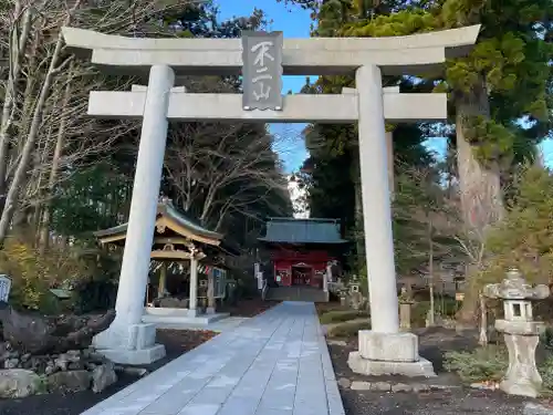 富士山東口本宮 冨士浅間神社の鳥居