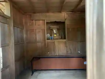 神社（名称不明）の本殿・本堂