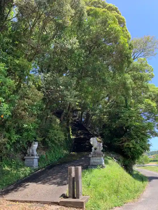 天照大神社の狛犬