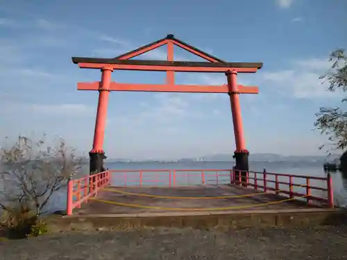 小唐崎神社の鳥居