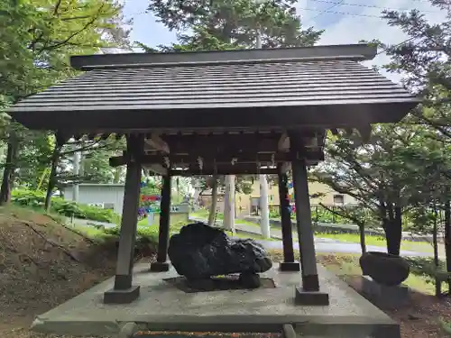 東神楽神社の手水舎