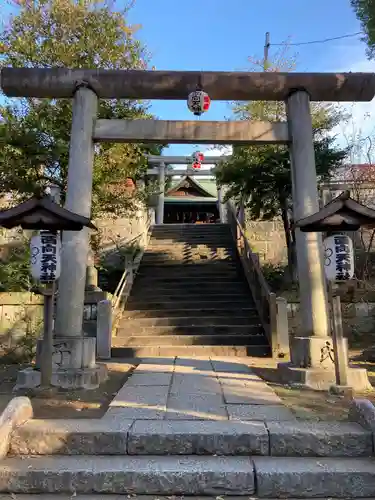 西向天神社の鳥居
