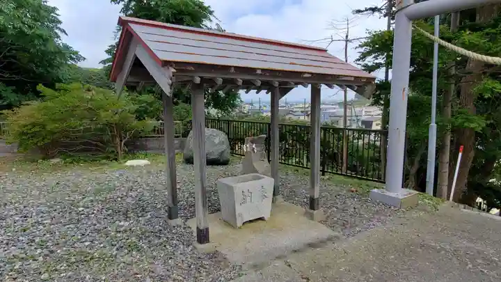 様似住吉神社の手水舎
