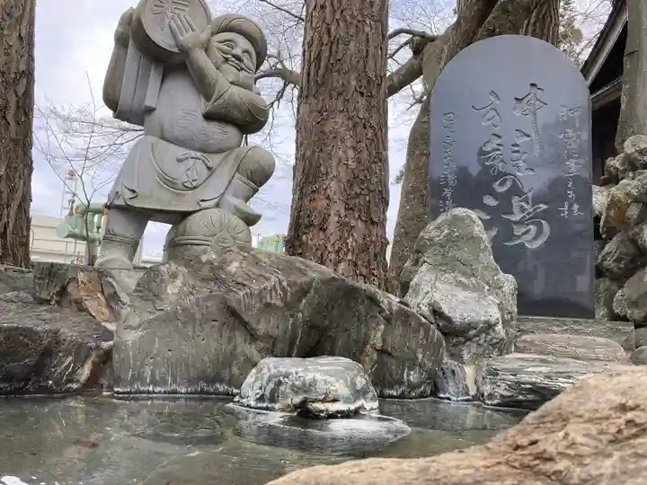 温泉神社〜いわき湯本温泉〜の手水舎