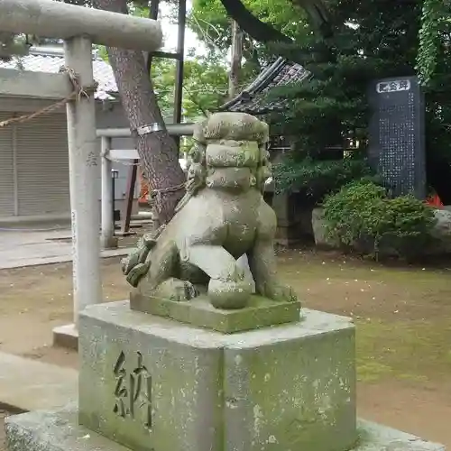 栗原氷川神社の狛犬