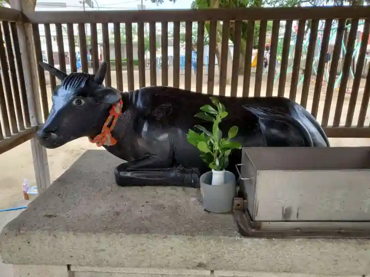粟津天満神社の狛犬